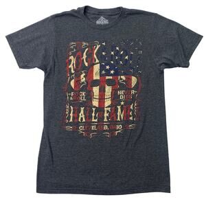 Rock & Roll Hall of Fame Adult Small Tee Shirt Souvenir Short Slv Cotton Skull